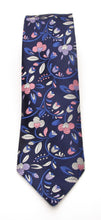 Van Buck Limited Edition Pink Vine Floral Silk Tie