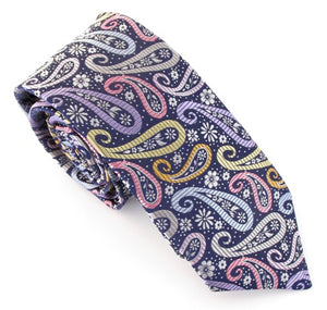 Van Buck Limited Edition Pastel Paisley Silk Tie