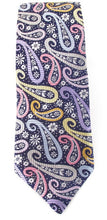 Van Buck Limited Edition Pastel Paisley Silk Tie