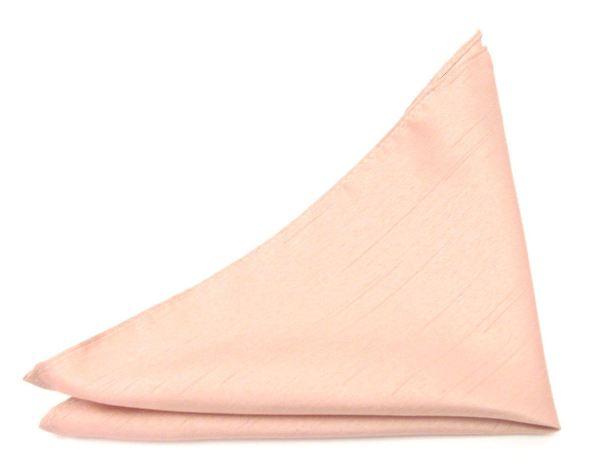 Baby Pink Slub Wedding Pocket Square by Van Buck | Pink Wedding Pocket ...