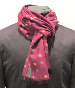 Red Spotted Scarf by Van Buck