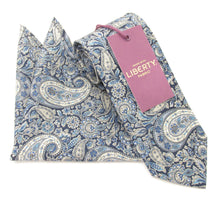 Lee Manor Cotton Tie & Pocket Square Made with Liberty Fabric
