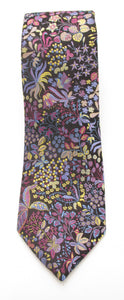 Purple Jungle Red Label Silk Tie by Van Buck