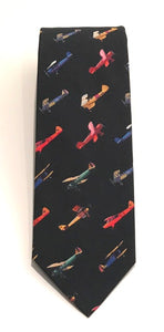 Aeroplane Cotton Tie by Van Buck