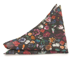 Floral Edit Mulberry Cotton Pocket Square Made with liberty Fabric 