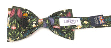Forbidden Fruit Green Bow Tie Made with Liberty Fabric