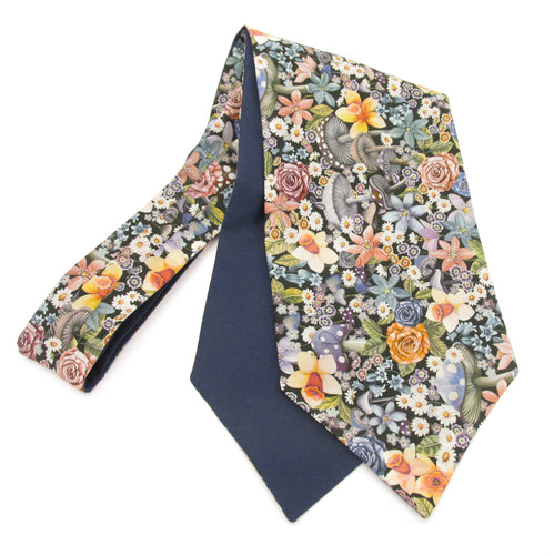 Curious Land Cotton Cravat Made with Liberty Fabric