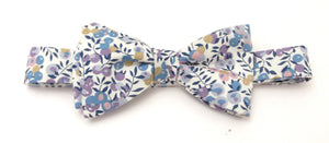 Wiltshire Bud Blue Bow Tie Made with Liberty Fabric