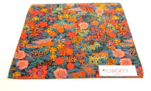 Ciara Orange Cotton Pocket Square Made with Liberty Fabric