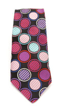 Van Buck Limited Edition Pink Circle Silk Tie