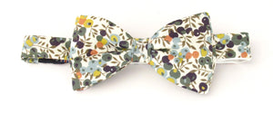 Wiltshire Bud Green Bow Tie Made with Liberty Fabric