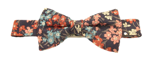 Sea Blossom Pink Bow Tie Made with Liberty Fabric