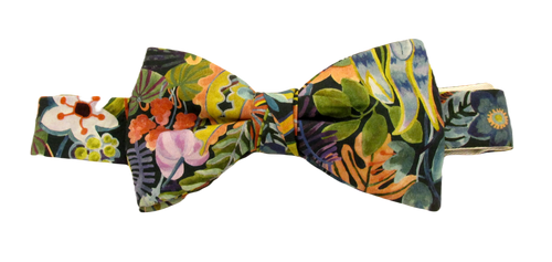 Jungle Bow Tie Made with Liberty Fabric