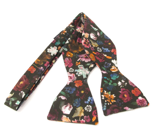 Floral Edit Mulberry Self Tie Bow Tie Made with Liberty Fabric