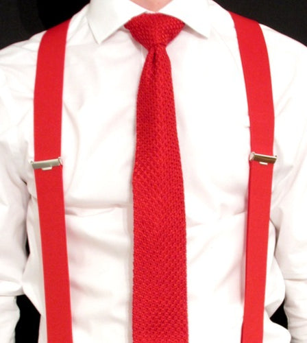 Red Trouser Braces