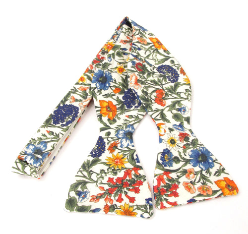 Rachel Self Tie Bow Tie Made with Liberty Fabric