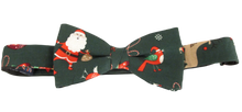 Green Christmas Robin Bow Tie by Van Buck