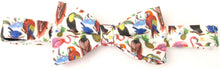 Birds of Paradise Bow Tie Made with Liberty Fabric