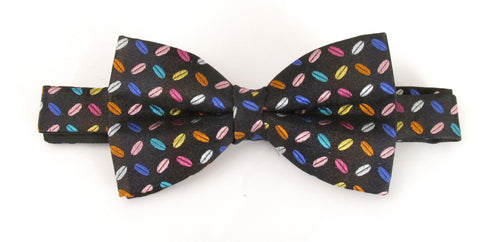 Multicoloured Geometric Silk Bow Tie by Van Buck 