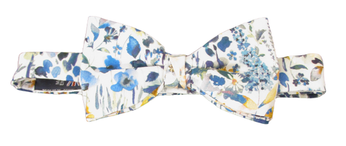 Felda Blue Bow Tie Made with Liberty Fabric