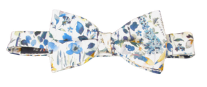 Felda Blue Bow Tie Made with Liberty Fabric
