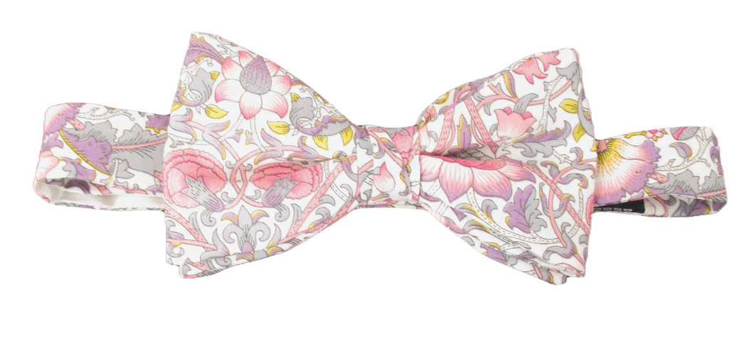 Lodden Pink Bow Tie Made with Liberty Fabric