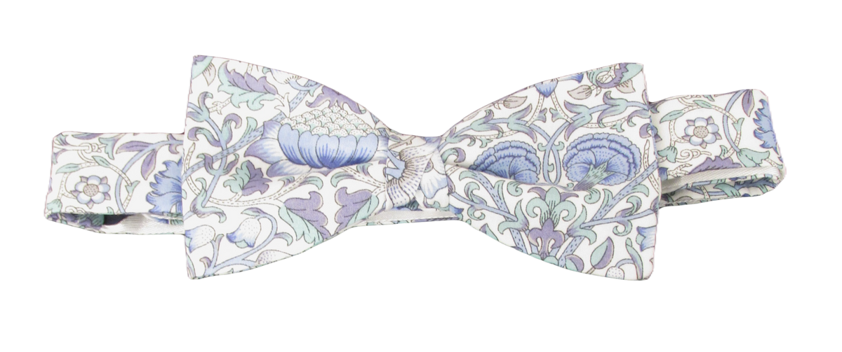 Liberty Print Lodden Blue Bow Tie by Van Buck Liberty Print Bow Tie