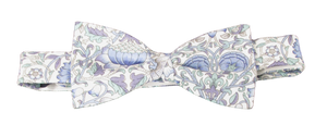 Lodden Blue Bow Tie Made with Liberty Fabric