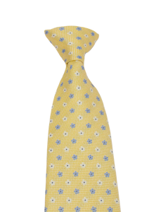 Yellow Neat Clip on Tie by Van Buck