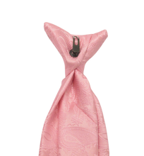 Pink Paisley Clip on Tie by Van Buck