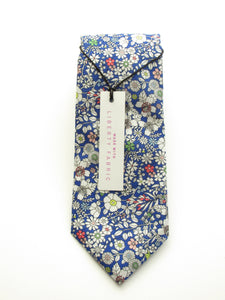 Junes Meadow Cotton Tie Made with Liberty Fabric