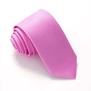 Lilac Pink Silk Wedding Tie by Van Buck