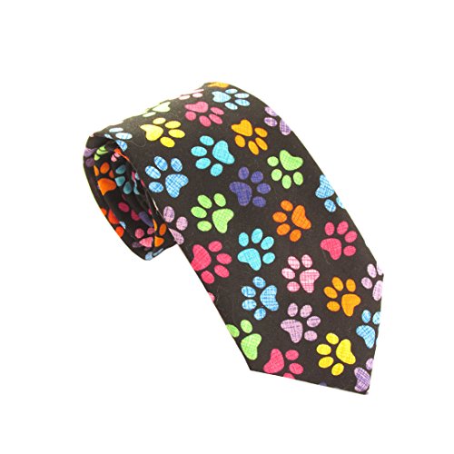 Dog print best sale tie