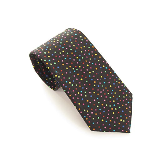 Multicoloured Pin Dots Cotton Tie by Van Buck
