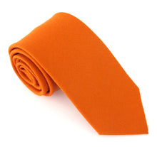 Orange Wool Tie by Van Buck