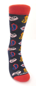 Grey Multi Spot Reversible Scarf & Geo Paisley Socks Gift Set