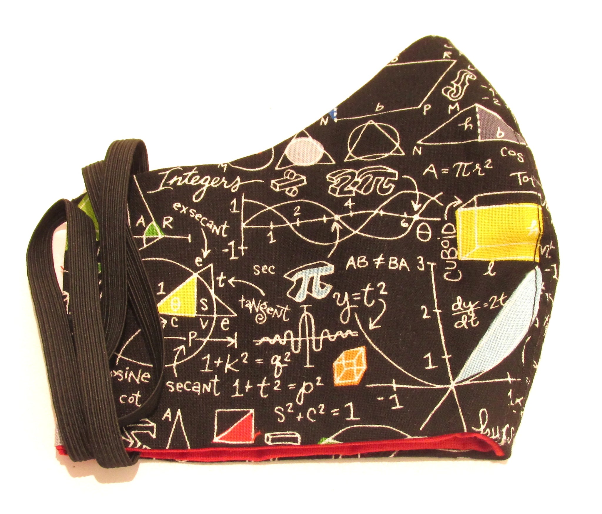 Mask Pattern In Math Face Mask School Maths Print - School Maths Design - Stylish Face Mask ...
