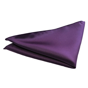 Purple Satin Pocket Square
