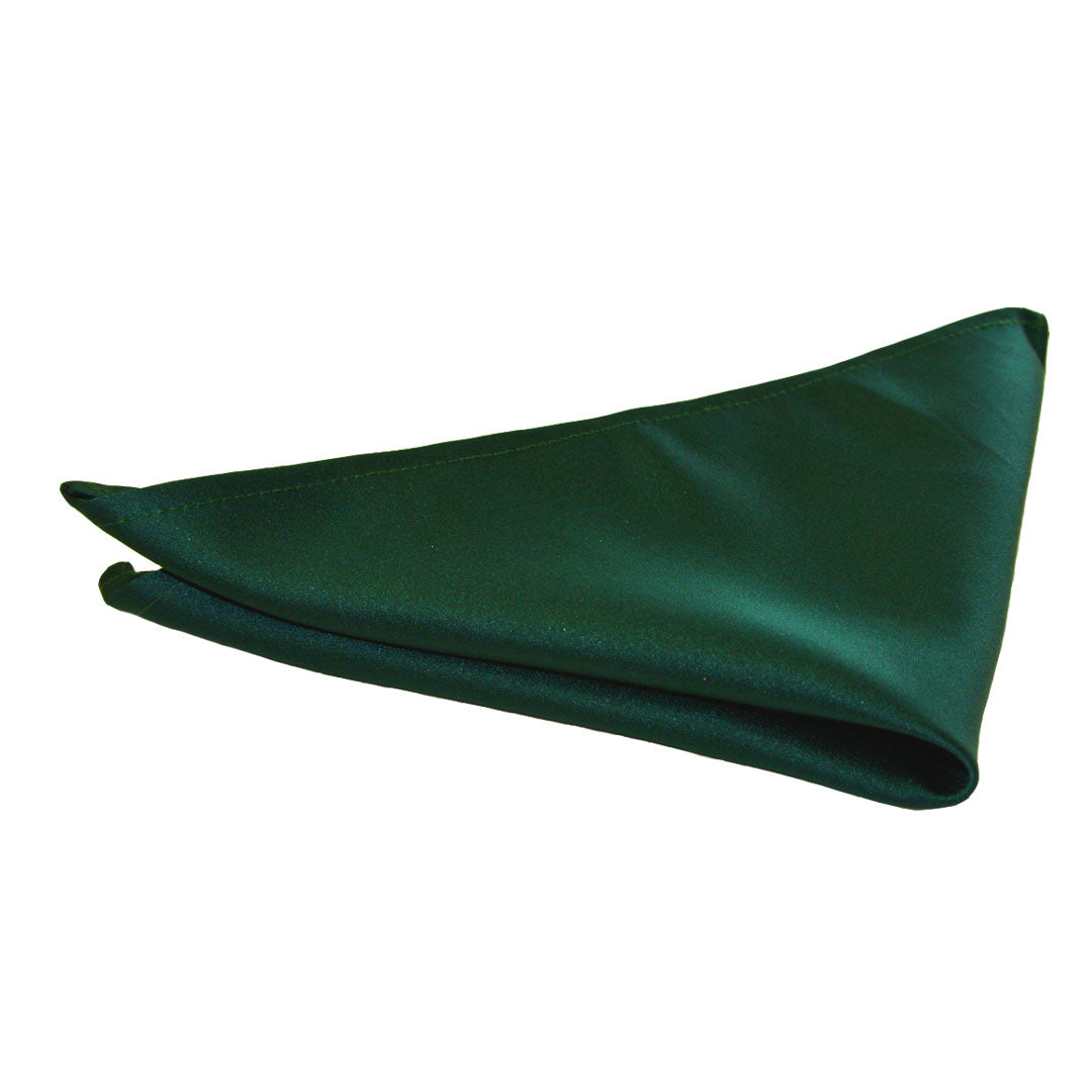 Square Van Bottle Green Satin Wedding Pocket Square By Van Buck | Wedding Pocket ...