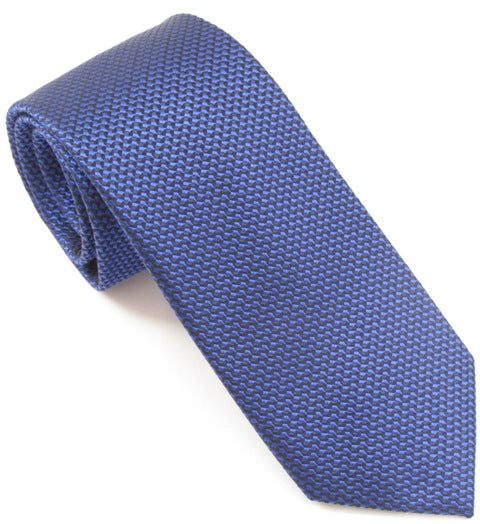 Van Buck London Plain Royal Blue Silk Tie