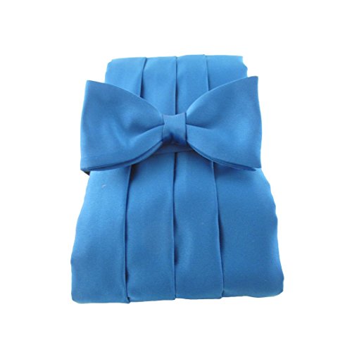 Royal Blue Cummerbund & Bow Tie Set by Van Buck Blue Cummerbund Bow