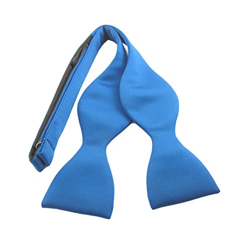 Royal Blue Self Tied Bow Tie by Van Buck