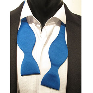 Royal Blue Self-Tied Bow Tie by Van Buck