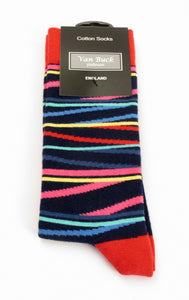 Van Buck Limited Edition Multi-Coloured Stripe Socks