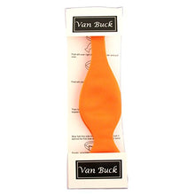 Orange Self-Tied Wedding Bow Tie by Van Buck