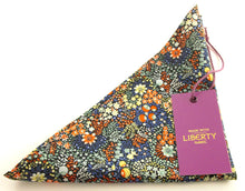 Elderberry Cotton Pocket Square Made with liberty Fabric