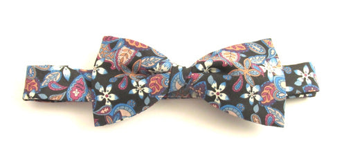Lemon Flowers Bow Tie Made with Liberty Fabric