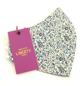 Katie & Millie Blue Face Covering / Mask Made with Liberty Fabric