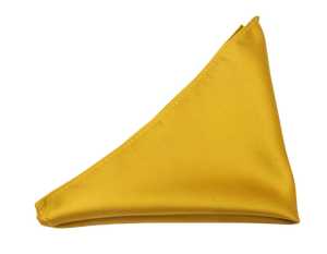 Gold Satin Pocket Square