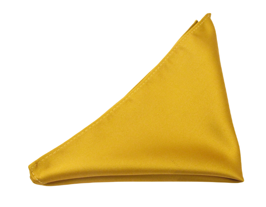 Gold Satin Pocket Square